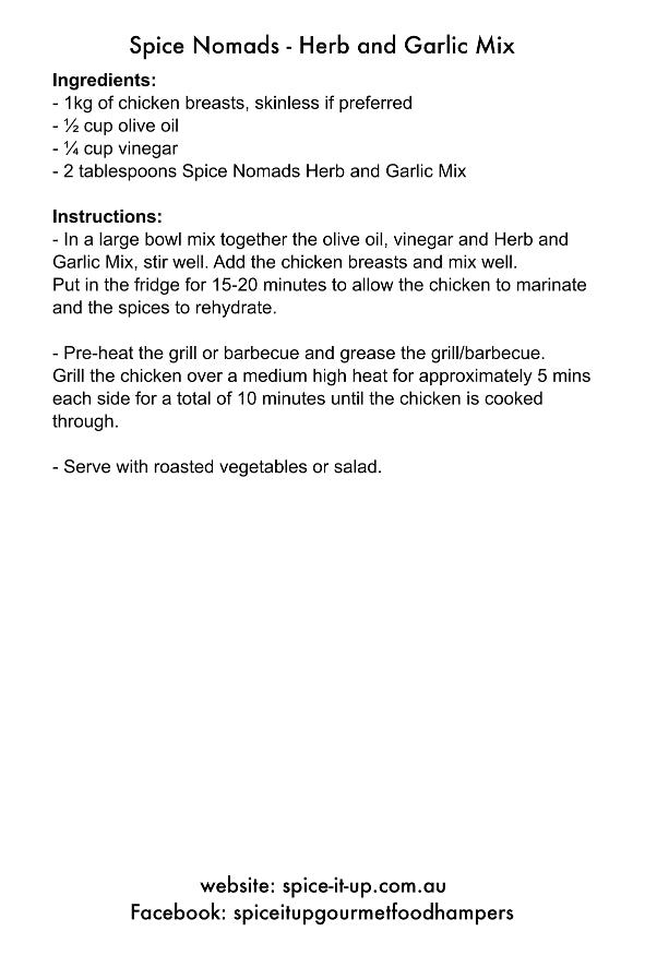 Herb and Garlic Mix