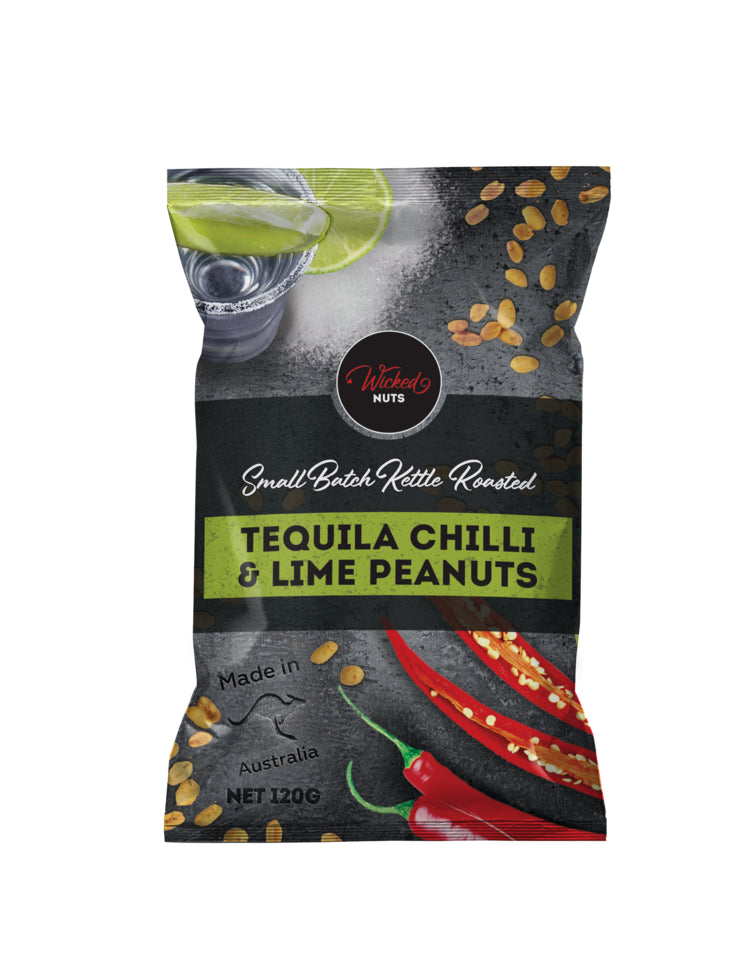 Tequila Chili Lime Peanuts 120gm