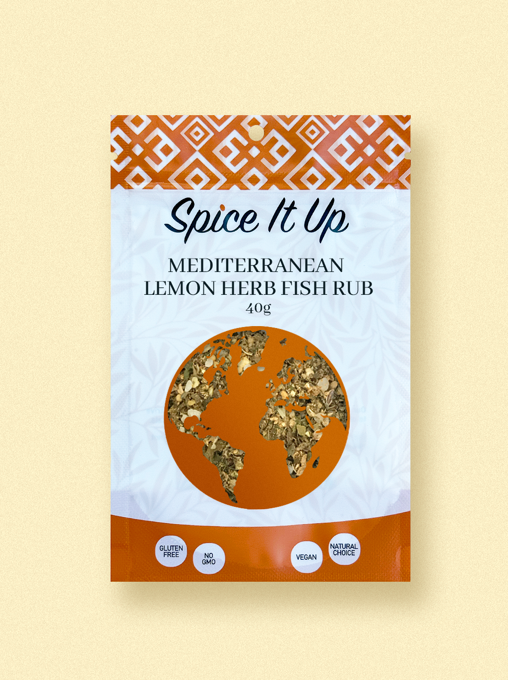 Mediterranean Lemon Herb Fish Rub