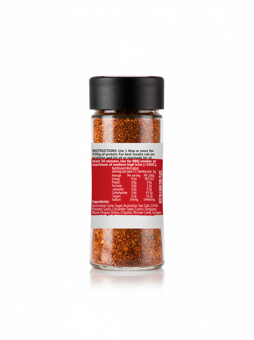 Chipotle Lime Rub - 75g