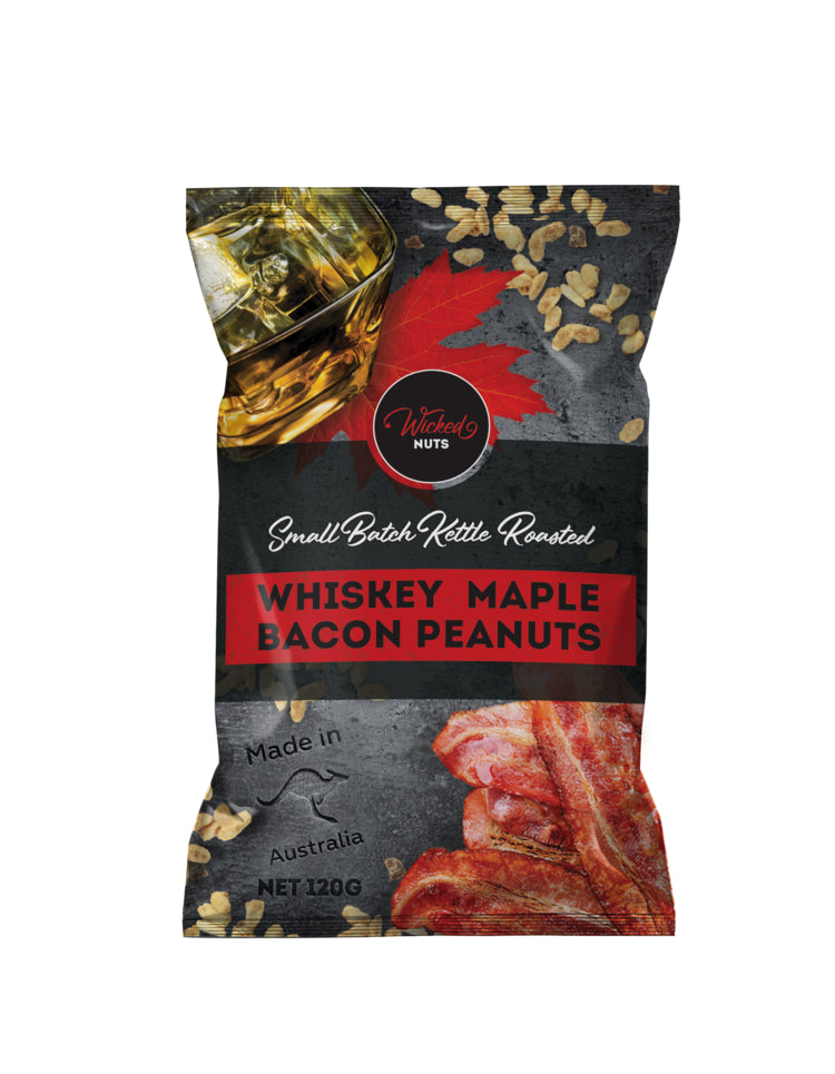 Whiskey Maple Bacon Peanuts 120gm